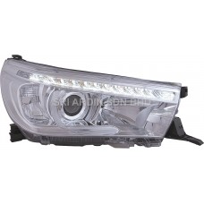 Toyota Hilux Revo 15- Chrome Projector Headlamp w LED